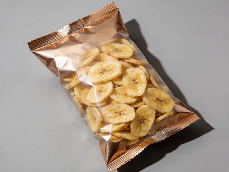 Linea di lavorazione di patatine di banana per il confezionamento di patatine di banana