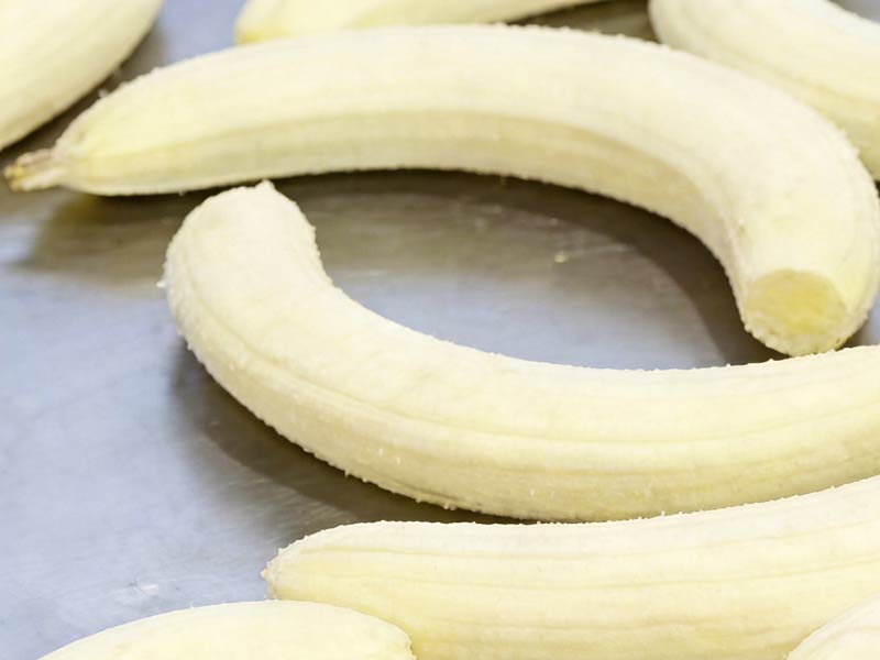 Linea di lavorazione dei trucioli di banana per la sbucciatura delle banane