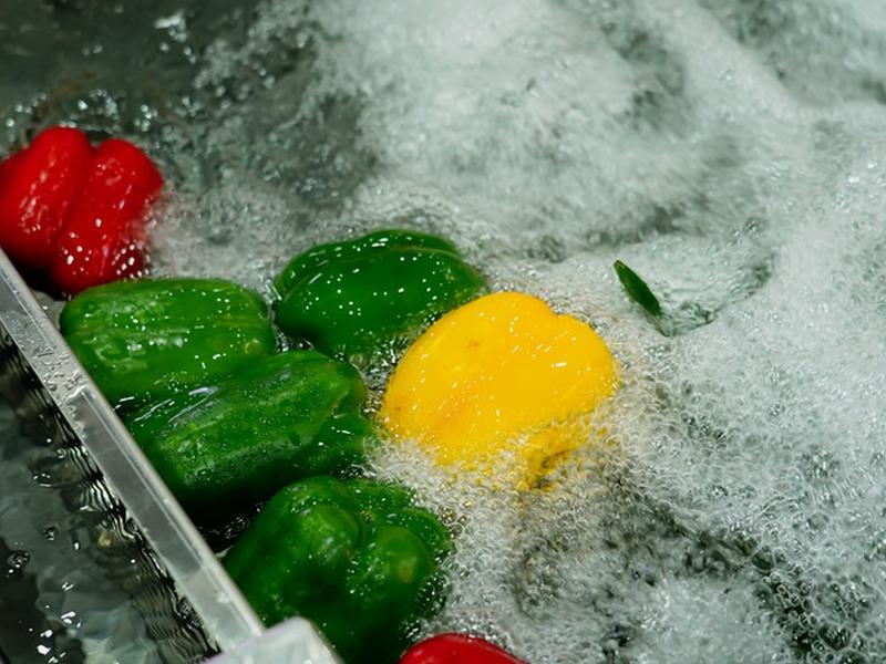 Macchina pulisci bolle per la pulizia della frutta