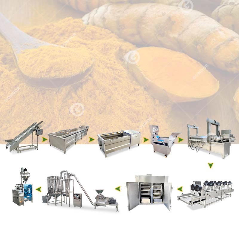 Linea di produzione di polvere di zenzero