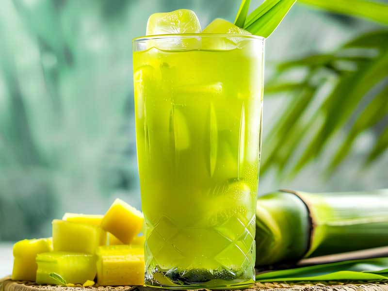 Spremiagrumi di canna da zucchero per negozio di bevande fredde