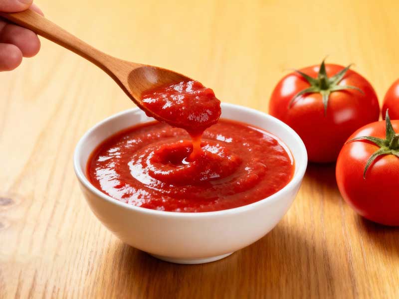 Ligne de production de ketchup aux tomates pour le ketchup