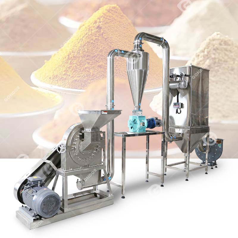 Linea di produzione della farina di manioca
