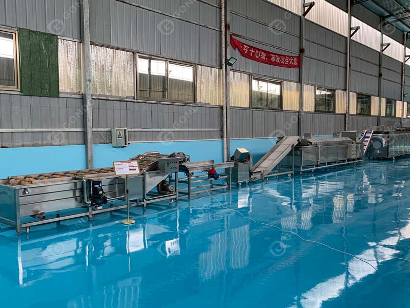 Tam Otomatik Patates Kızartması Üretim Hattı