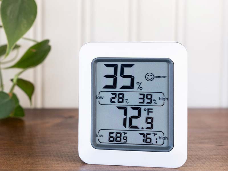 Temperatura e umidità dell'asciugatrice a pompa di calore