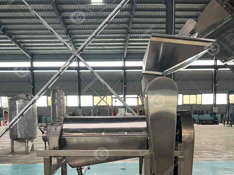 Fruit juice processing line for concentrate juice making