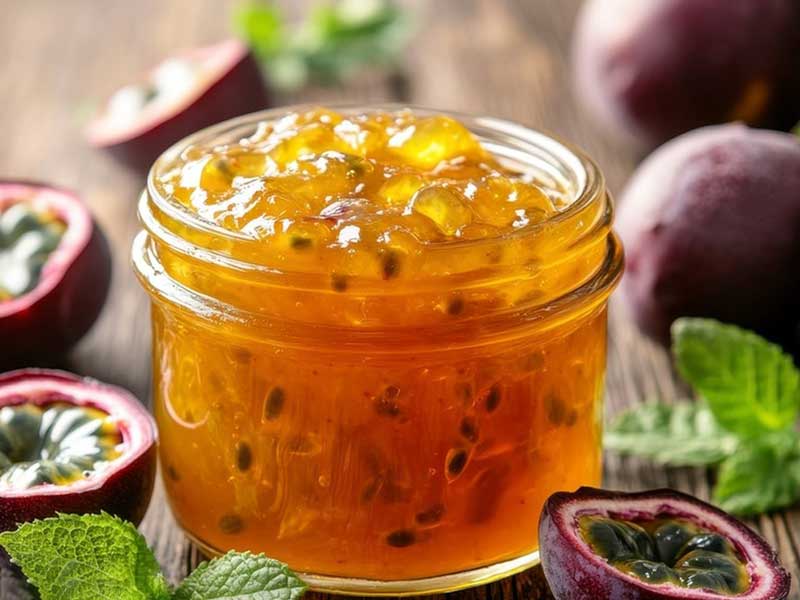 Spremiagrumi al frutto della passione per gelatina al frutto della passione
