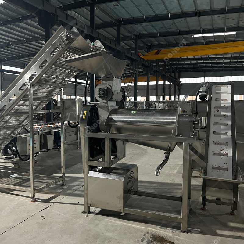 Linea di produzione del succo