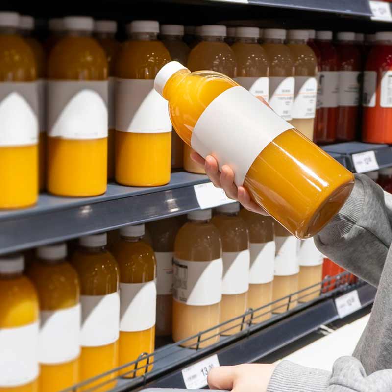 Linea di produzione del succo