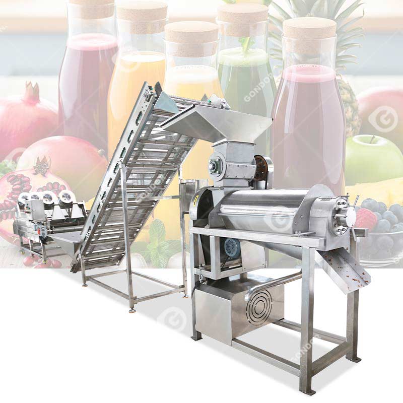 Linea di produzione del succo