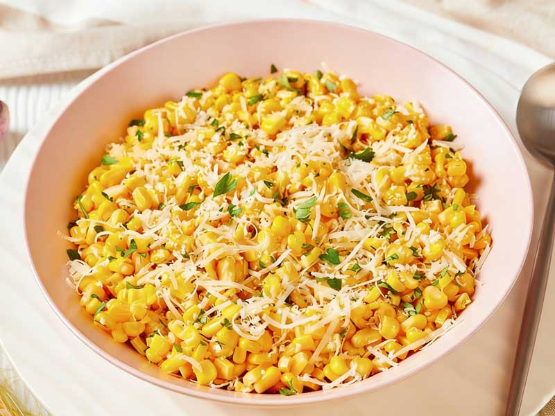 Trebbiatrice per mais per chicchi di mais al formaggio