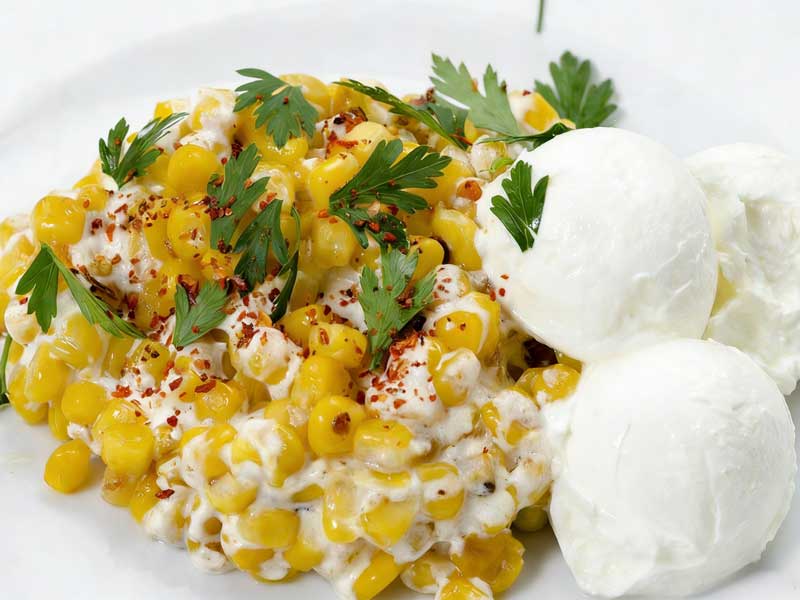 Trebbiatrice per mais per yogurt ai chicchi di mais