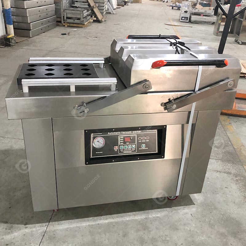 Machine d'emballage sous vide à double chambre