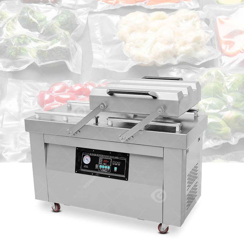 Machine d'emballage sous vide à double chambre