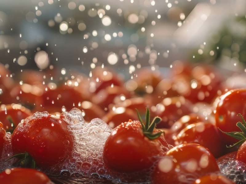 Washing Tomatoes