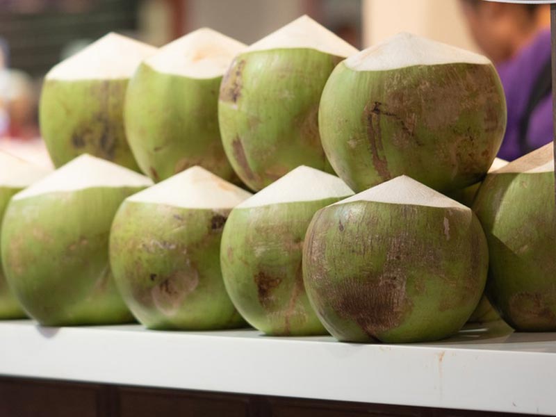 Pelapatate per bucce di cocco per negozio di frutta