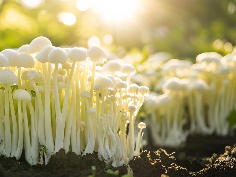 Contenitore per la coltivazione di funghi per funghi ad ago