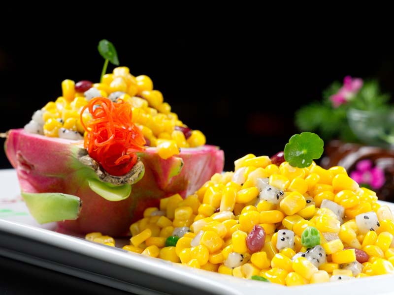 Dragon Fruit Corn Rice