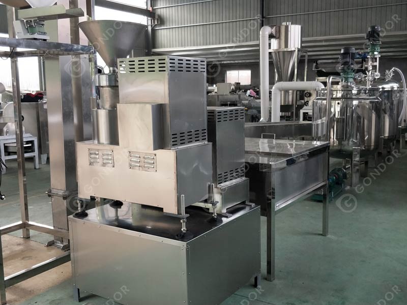 Linea di produzione del burro di arachidi