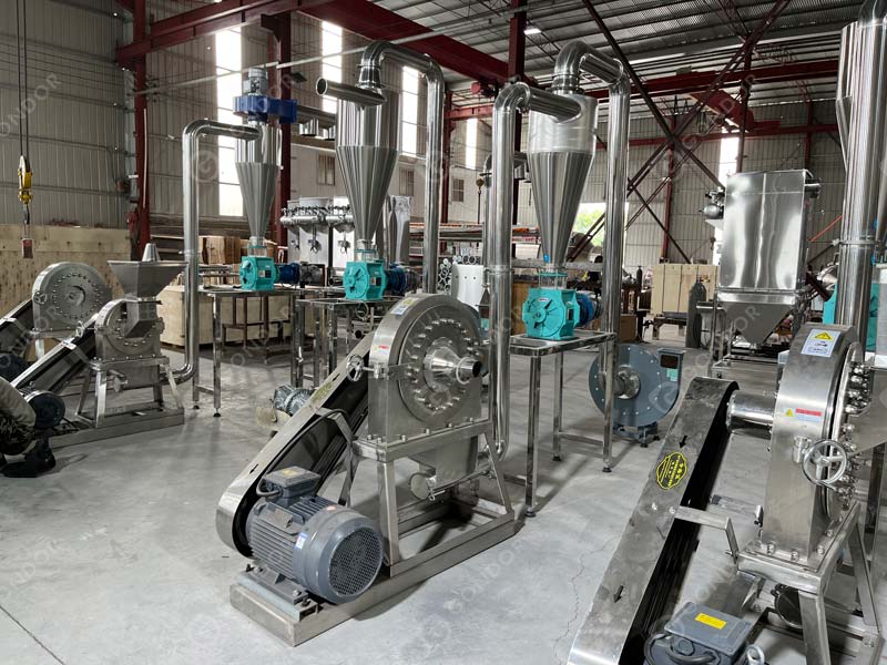 Powder Grinder Production Line Live Shot1