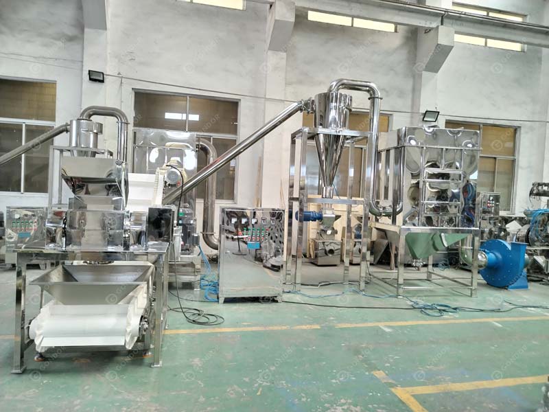 Linea di produzione di macinazione di polveri