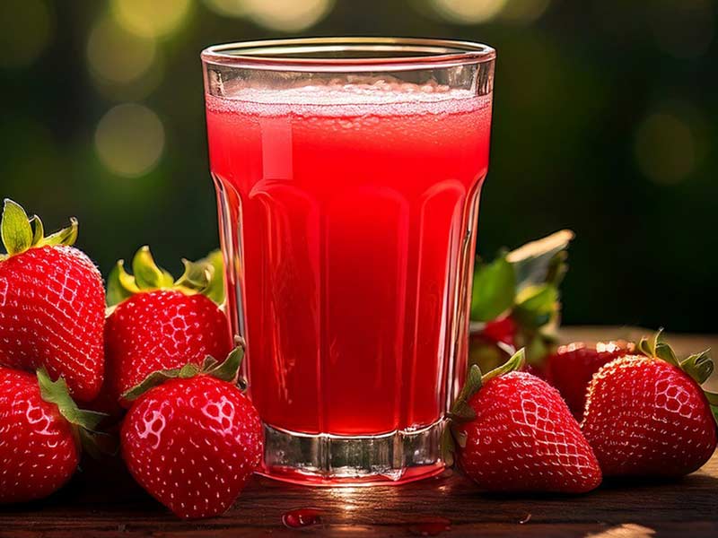 Strawberry juice