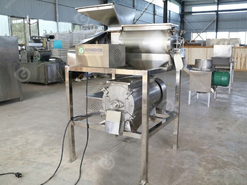 Fruit pulping machine right
