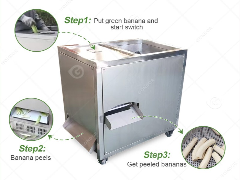 Green Banana peeling machine