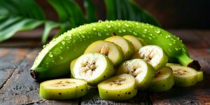 La banana verde