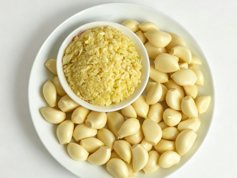 Garlic and minced garlic