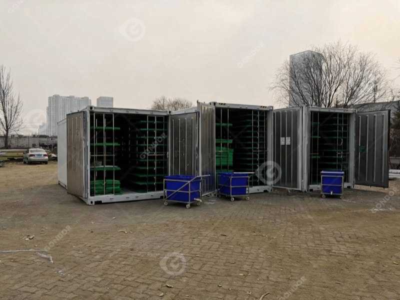 Machines prêtes à être expédiées