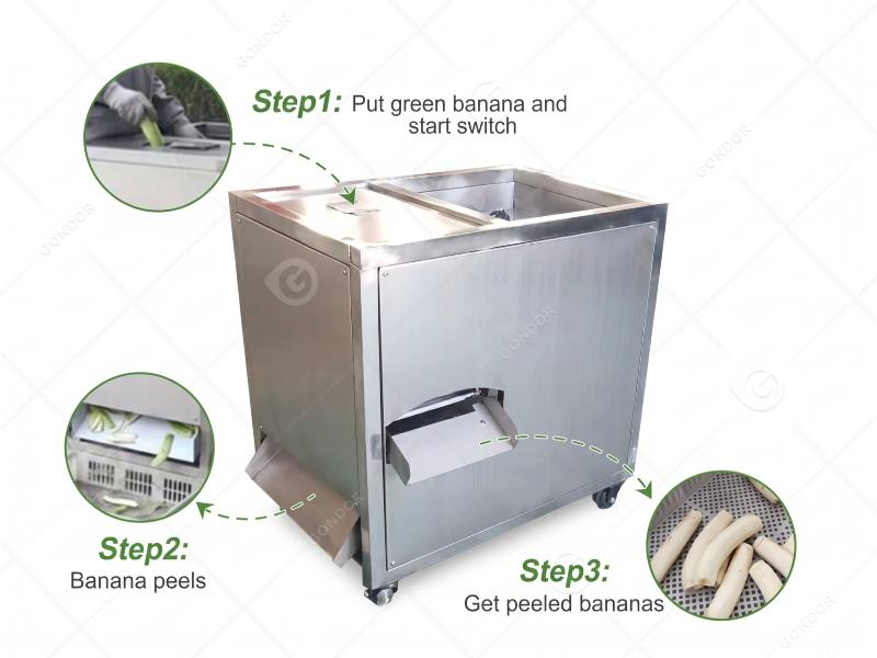 Banana Peeler Machine workflow