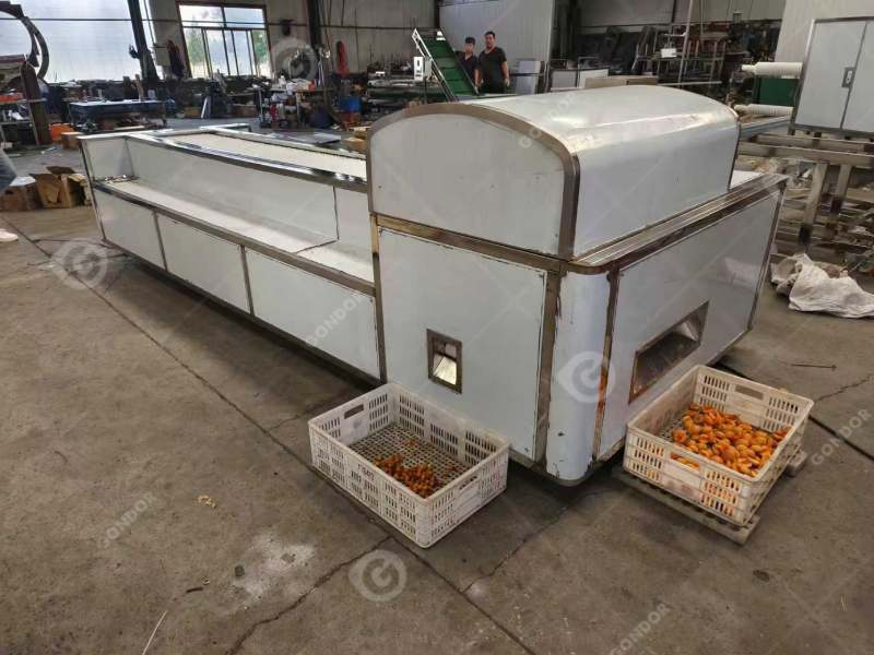 Machine à dénoyauter les fruits gauche