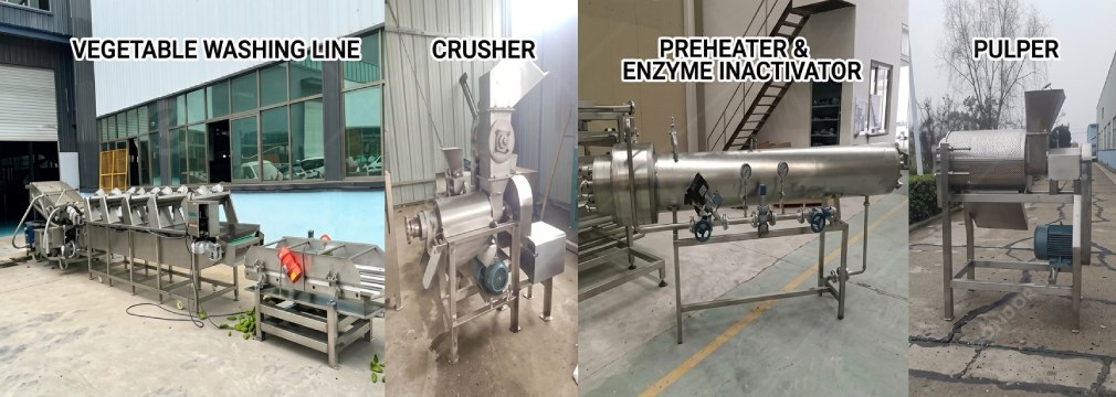 Tomato sauce production line composition1