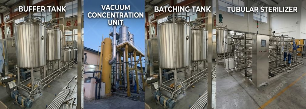 Tomato sauce production line composition2