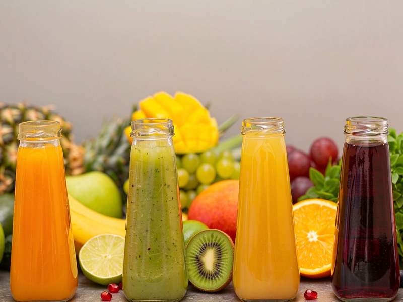 Various fruit juices